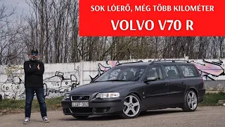 Dühös öthengeres a Volvo V70 R 🇸🇪 - Egy modern klasszikus sportkombi, 300 lóerős B5254T4 motorral