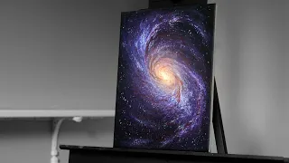 Painting Space and Stars with Acrylics - Paint with Ryan