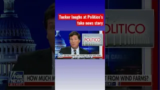 Tucker responds to Politico hit piece #shorts