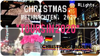 *TOURS in 2020. | BERLIN*  | Christmas. | Berlin. | Walking. in Berlin. |  WEIHNACHTEN. | [4k] 💖*