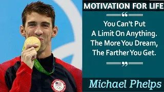 ”MICHAEL PHELPS (G.O.A.T.) MOTIVATION “It’s not How you start, but it’s How you finish.” ~CHAMPION.