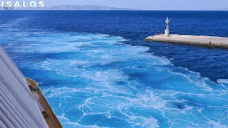 Blue Star Paros – Γρήγορο ρεμέτζο 3 λεπτών στη Τήνο! (Arrival at the port of Tinos in 3 minutes)