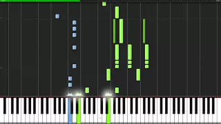 Hyrule Field   The Legend of Zelda  Ocarina of Time Piano Tutorial Synthesia