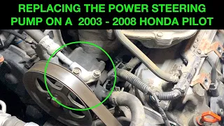 Replace Power Steering Pump on Honda Pilot (in near realtime)