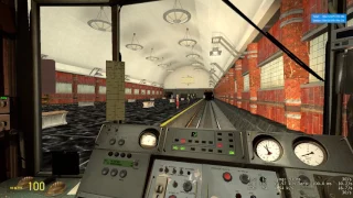 Garry's mod Metrostroi:  запуск номерного поезда 81-717 MVM
