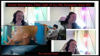 Xiumin - Brand new, Chen - Light of my life, Kyung Soo - Mars MV Reaction