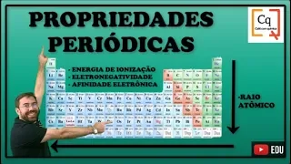 Tabela - Propriedades periódicas.