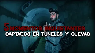 5 Momentos Inquietantes Captados en Túneles y Cuevas