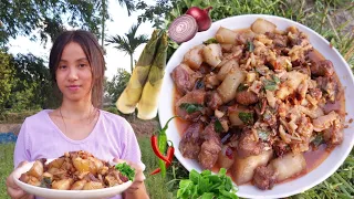 Bamboo shoot and pork | Naga Style Fermented Bamboo Shoot & Pork | Pork Curry | Sagi