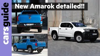 The pickup you should wait for? New Volkswagen Amarok 2023 detailed vs Ford Ranger ute