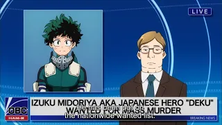 Midoriya - Nationwide Wanted List - My Hero Academia Movie 3 - World Heroes' Mission