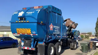 Some Autocar trucks from Republic Services