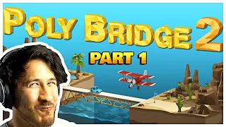 Markiplier Plays Poly Bridge 2 (PART 1) TWITCH VOD