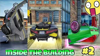 All angry cars going inside the building😱||Part 2||Exteme car driving simulator🔥||