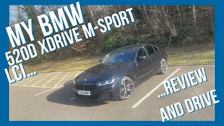 MY 2022 BMW 520D M-SPORT G30 LCI REVIEW AND DRIVE.