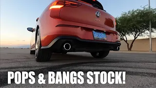 2022-2023 MK8 GTI Stock Exhaust Sound | Cold Start, Launch, Revs