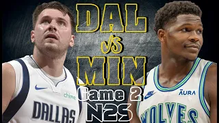 ➡️NBA 2K24 Playoffs Mode | WEST FINALS | MAVERICKS vs TIMBERWOLVES | FULL GAME 2