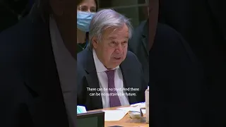 UN chief: 'Nuclear blackmail' could risk 'Armageddon' | USA TODAY #Shorts