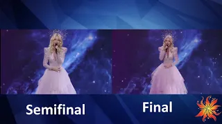 Australia - Kate Miller-Heidke - Zero Gravity - semifinal vs Final - Eurovision 2019