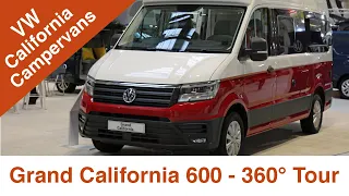 VW Grand California 600 Virtual Tour | 360 degree video look at Volkswagen's exciting new campervan