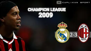 Real Madrid vs AC Milan 2 - 3 || Replay CHAMPION LEAGUE 2009