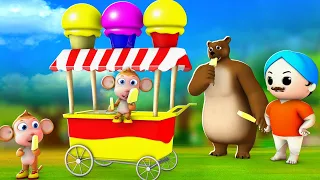 जंगल में आइसक्रीम ट्रक Ice Cream Truck in Forest Hindi Moral Stories for Kids | JOJO TV Kids Popular