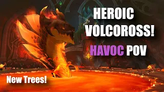 Heroic Volcoross Havoc Demon Hunter POV! Dragonflight 10.2 Raid Testing