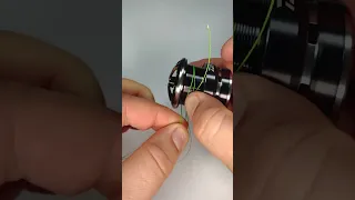 How to tie a braided line to a spool❓️