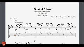 The Bee Gees - I Started A Joke - Guitar Pro Tab