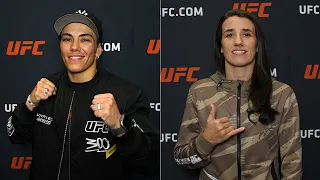 EXCLUSIVOI! Jéssica Bate-Estaca e Marina Rodriguez analisam duelo no UFC 300