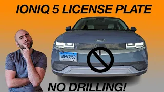 How to Attach a Front License Plate on your Ioniq 5 | No Drilling Required!