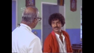 Ravichandran and Lokanath Talking in Church Scene - Pralayanthaka Kannada Movie Scenes