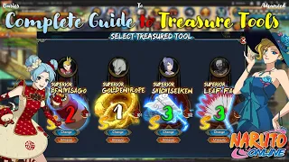 A Complete Guide to Treasure Tools - Basics to Advanced || Naruto Online