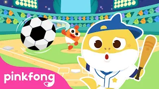 Tipos de Bola com o Bebê Tubarão ⚽ | Pinkfong, Bebê Tubarão! Canções para Crianças