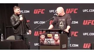 Georges St-Pierre and Michael Bisping Unhinged: 'Shut the F*** Up!'