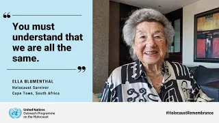 Holocaust Survivors Reflect: Ella Blumenthal