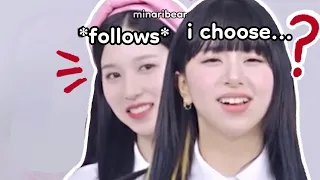 twice making *tough* decisions ft. mina following all of chaeyoung's answers