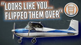 Cessna FLIPPED By Saab in Texas! [ATC audio]