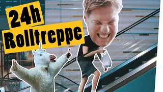 24h auf der Rolltreppe || Challenge || Das schaffst du nie