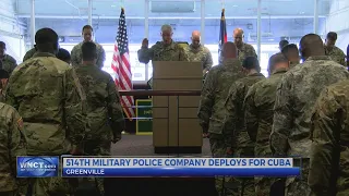 514th Military Police Company deploy for Cuba