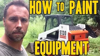 How to Paint Construction Equipment