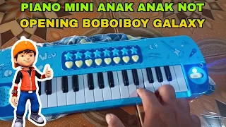 Opening Boboiboy Galaxy versi piano mini mainan anak anak