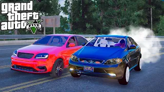 GTA 5 GENTRA VS LACETTI KIM GO'LIB ? MOSHINANI SOLISHTIRDIK