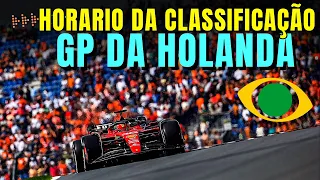 F1 2023 - GP DA HOLANDA - HORARIO DA CLASSIFICAÇÃO NA BAND - FORMULA 1