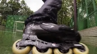 Inline Skating - Enjoying skating in the rain