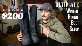 ULTIMATE Winter Hiking Boot Setup | Stick Your Foot In A Creek