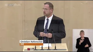 Christian Hafenecker - Kurz-Rücktritt, Schallenberg neuer Bundeskanzler - 12.10.2021