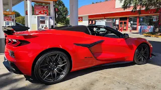 Test driving and showing our last 2023 Corvette Z06, 3LZ, Z07, Convertible "English Version" sort of