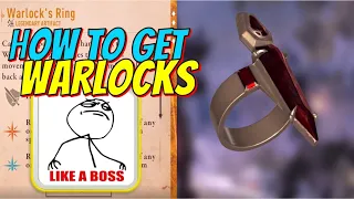 How to GET A WARLOCK'S RING Like a BOSS! Elder Scrolls Blades!