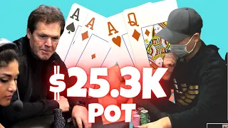 Brutal Poker Cooler for Massive Pot | Best of TCH Live